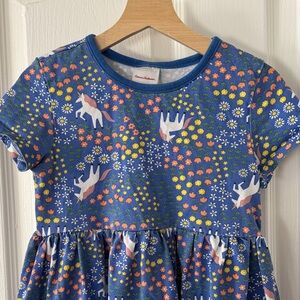 Hanna Andersson Unicorn Floral Dress Size 5T
